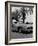 Mercedes Gullwing Sports Car-Ed Clark-Framed Photographic Print