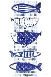Blue Fish III-Mercedes Lopez Charro-Art Print