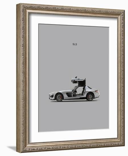 Mercedes SLS Grey-Mark Rogan-Framed Premium Giclee Print