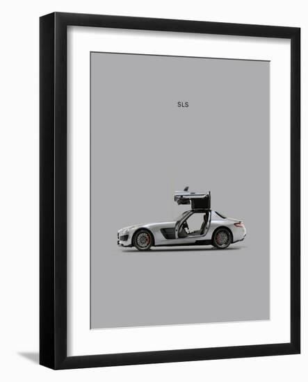 Mercedes SLS Grey-Mark Rogan-Framed Premium Giclee Print