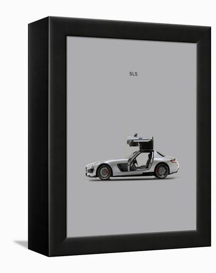 Mercedes SLS Grey-Mark Rogan-Framed Stretched Canvas