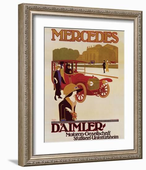 Mercedes-null-Framed Art Print