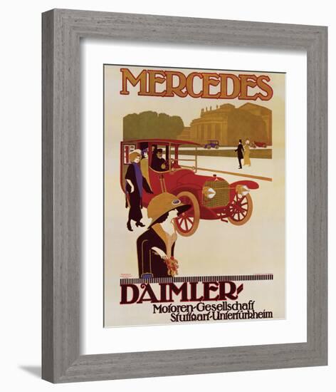 Mercedes-null-Framed Art Print