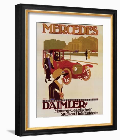 Mercedes-null-Framed Art Print