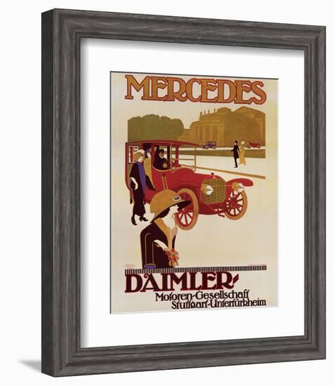 Mercedes-null-Framed Art Print