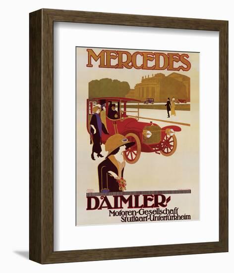 Mercedes-null-Framed Art Print