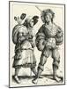 Mercenary soldier and his wife-Daniel Hopfer-Mounted Giclee Print