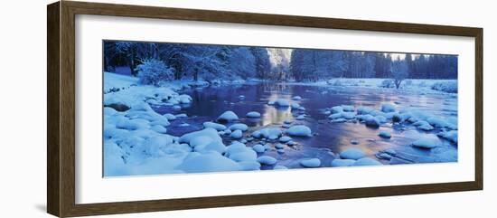 Mercer River, California in Winter-null-Framed Photographic Print