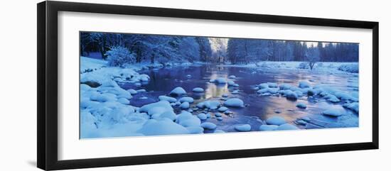 Mercer River, California in Winter-null-Framed Photographic Print