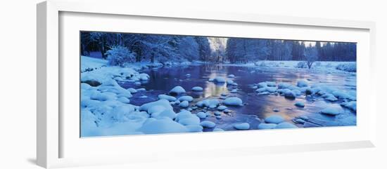 Mercer River, California in Winter-null-Framed Photographic Print