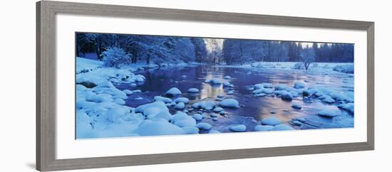 Mercer River, California in Winter-null-Framed Photographic Print