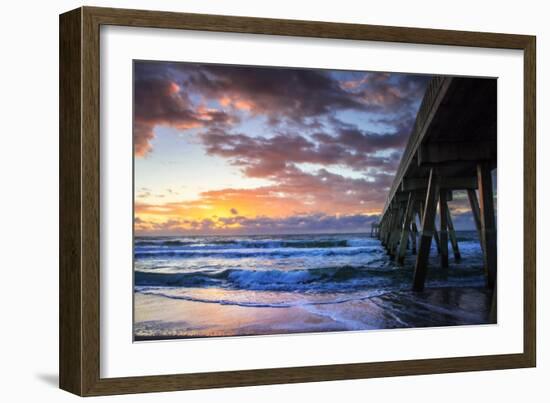 Mercer's Pier I-Alan Hausenflock-Framed Photographic Print