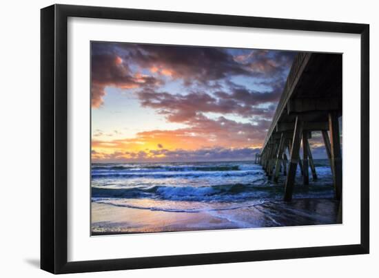 Mercer's Pier I-Alan Hausenflock-Framed Photographic Print