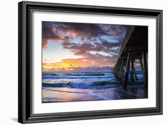 Mercer's Pier I-Alan Hausenflock-Framed Photographic Print