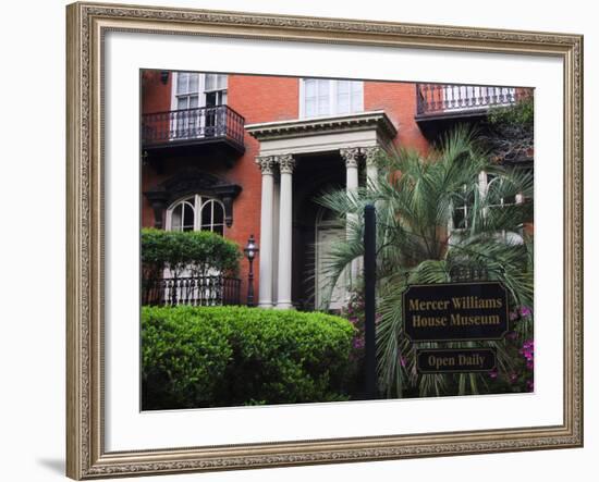 Mercer Williams House Museum, Savannah, Georgia, USA-Joanne Wells-Framed Photographic Print