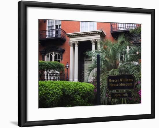 Mercer Williams House Museum, Savannah, Georgia, USA-Joanne Wells-Framed Photographic Print