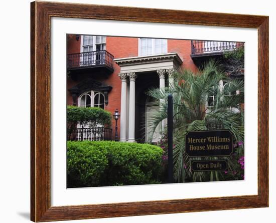 Mercer Williams House Museum, Savannah, Georgia, USA-Joanne Wells-Framed Photographic Print