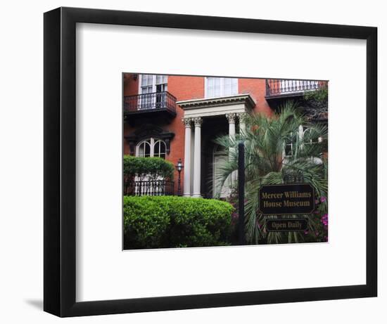 Mercer Williams House Museum, Savannah, Georgia, USA-Joanne Wells-Framed Photographic Print