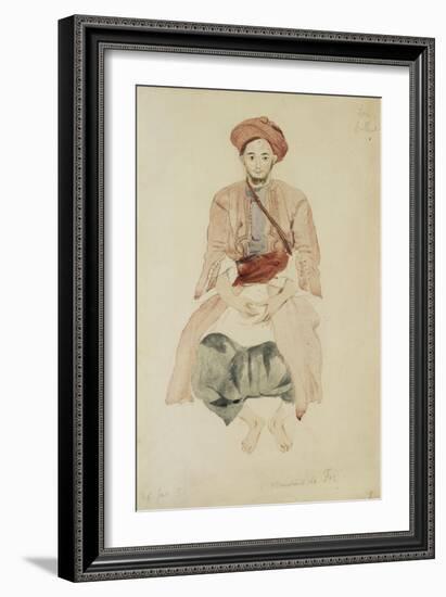 Merchant of Fez, C.1832-Eugene Delacroix-Framed Giclee Print