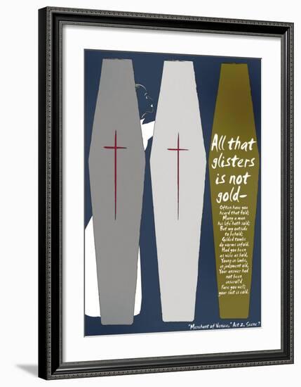 Merchant of Venice: All That Glisters-Christopher Rice-Framed Art Print