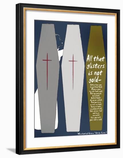 Merchant of Venice: All That Glisters-Christopher Rice-Framed Art Print