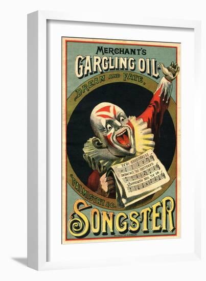 Merchant's Gargling Oil Advertisement Booklet Cover-null-Framed Giclee Print