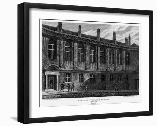 Merchant Taylors School, Suffolk Lane, City of London, 1815-Sheppard-Framed Giclee Print