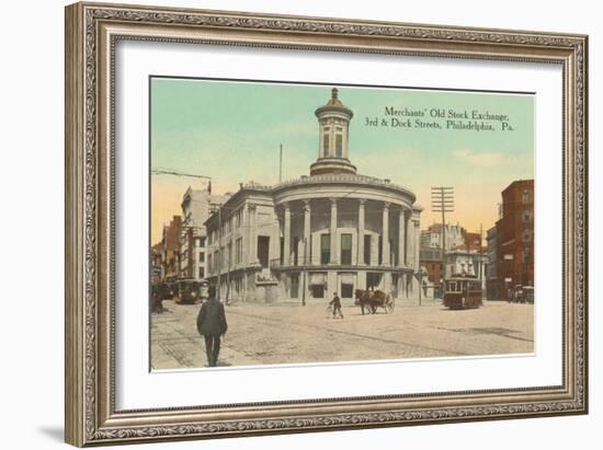 Merchants Old Stock Exchange, Philadelphia, Pennsylvania-null-Framed Art Print