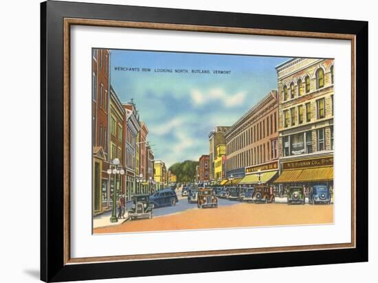 Merchants Row, Rutland-null-Framed Art Print