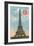 Merci, Eiffel Tower-null-Framed Art Print