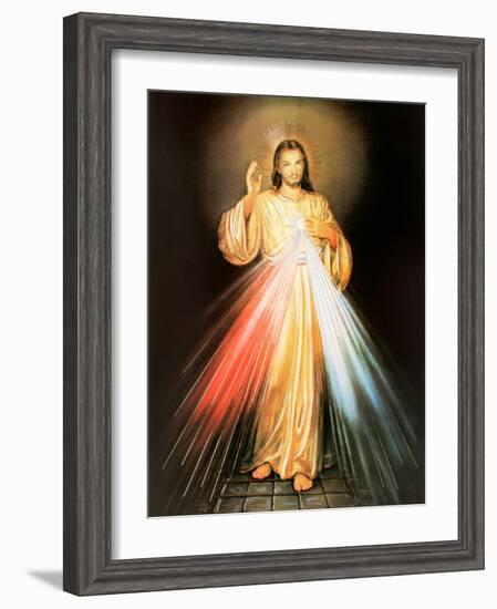 Merciful Jesus-null-Framed Art Print