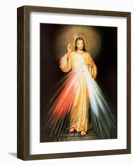 Merciful Jesus-null-Framed Art Print