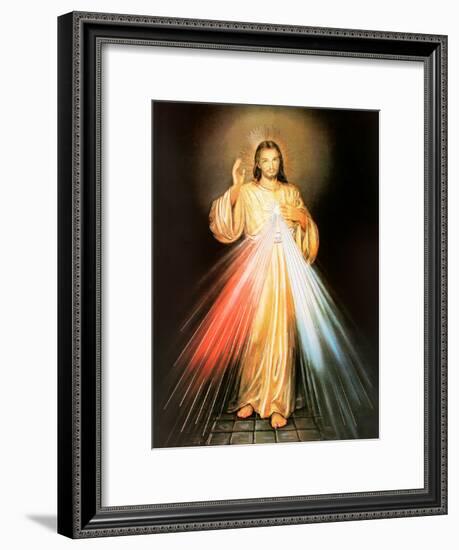 Merciful Jesus-null-Framed Art Print