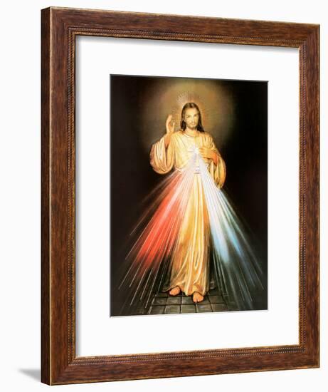 Merciful Jesus-null-Framed Art Print