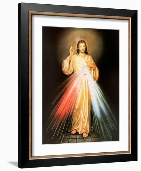 Merciful Jesus-null-Framed Art Print