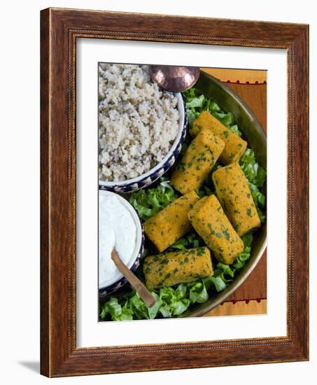 Mercimek Koftesi, Vegetarian Balls with Lentils, Turkish Food, Turkey, Eurasia-Nico Tondini-Framed Photographic Print