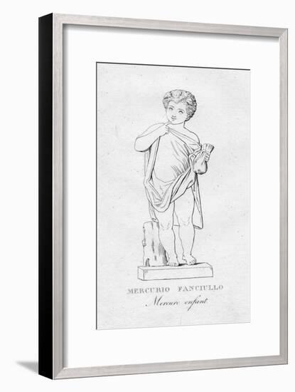 'Mercurio Fanciulo (Mercure enfant)', c1850-Unknown-Framed Giclee Print