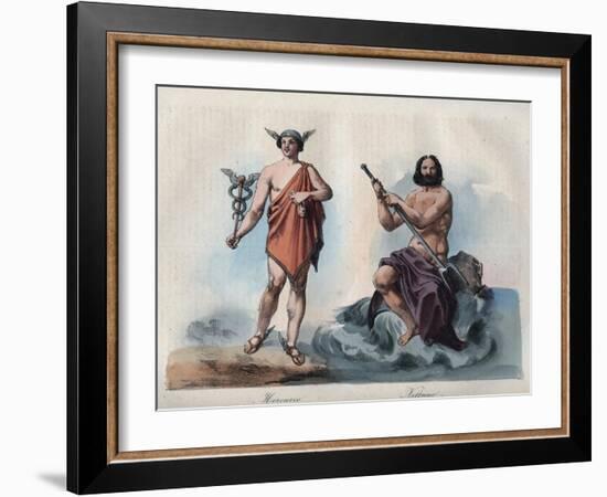 Mercurius and Neptune-Stefano Bianchetti-Framed Giclee Print