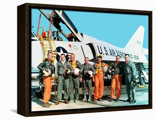 Mercury 7 Astronauts-null-Framed Premier Image Canvas