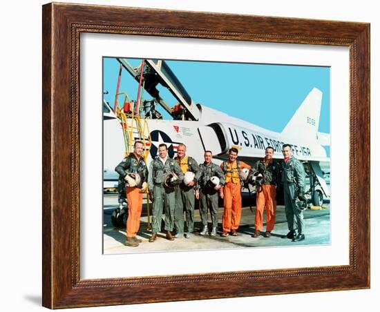 Mercury 7 Astronauts-null-Framed Photographic Print