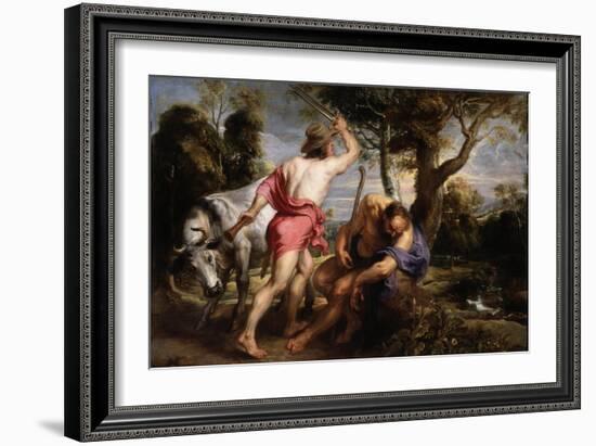 Mercury and Argus, 1636-1638-Peter Paul Rubens-Framed Giclee Print