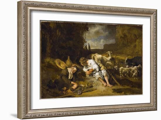 Mercury and Argus, 1645-1647-Carel Fabritius-Framed Giclee Print