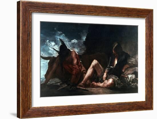 Mercury and Argus, C1659-Diego Velazquez-Framed Giclee Print