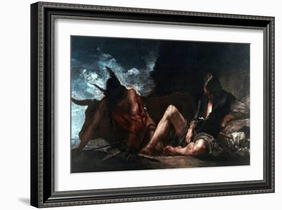 Mercury and Argus, C1659-Diego Velazquez-Framed Giclee Print