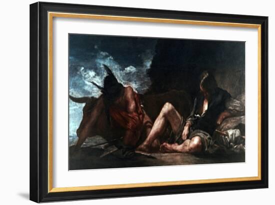 Mercury and Argus, C1659-Diego Velazquez-Framed Giclee Print