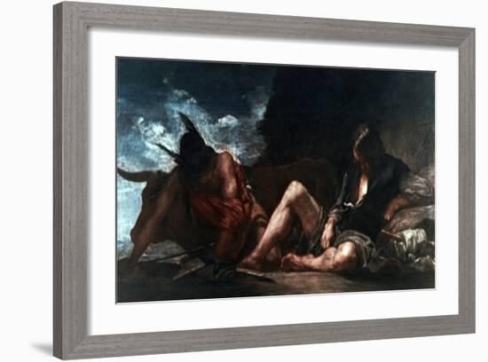 Mercury and Argus, C1659-Diego Velazquez-Framed Giclee Print