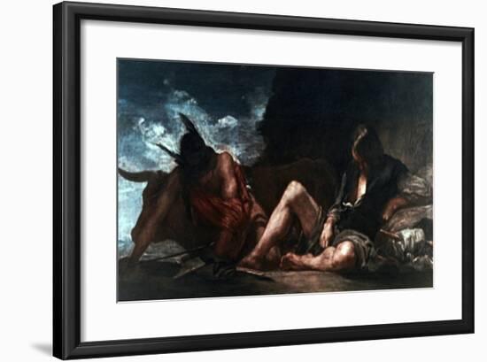 Mercury and Argus, C1659-Diego Velazquez-Framed Giclee Print