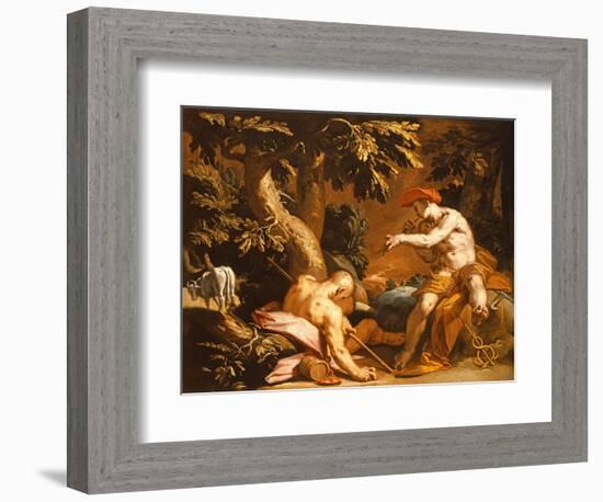 Mercury and Argus-Abraham Bloemaert-Framed Giclee Print