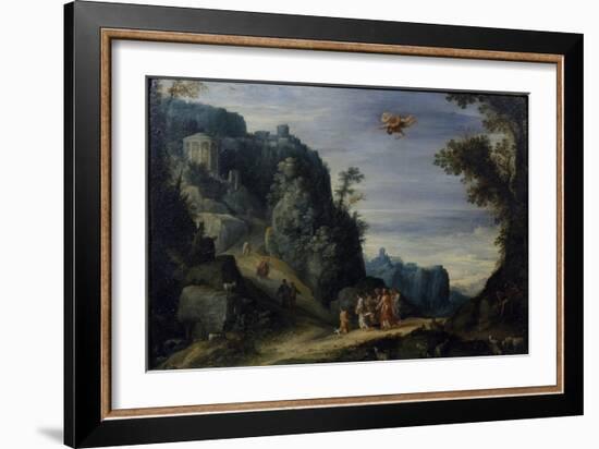 Mercury and Herse, C.1605-Paul Brill Or Bril-Framed Giclee Print