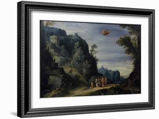 Mercury and Herse, C.1605-Paul Brill Or Bril-Framed Giclee Print